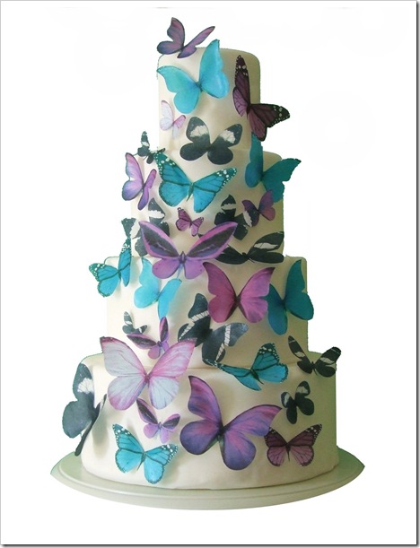 butterfly wedding cake topper