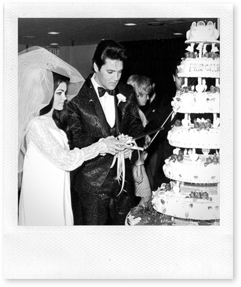 elvis wedding cake